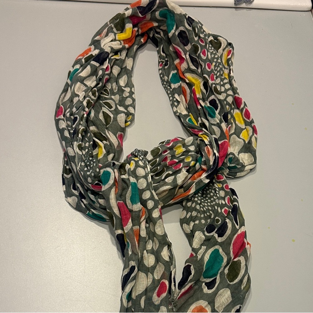 Koo Loo Vibrant Circles Scarf